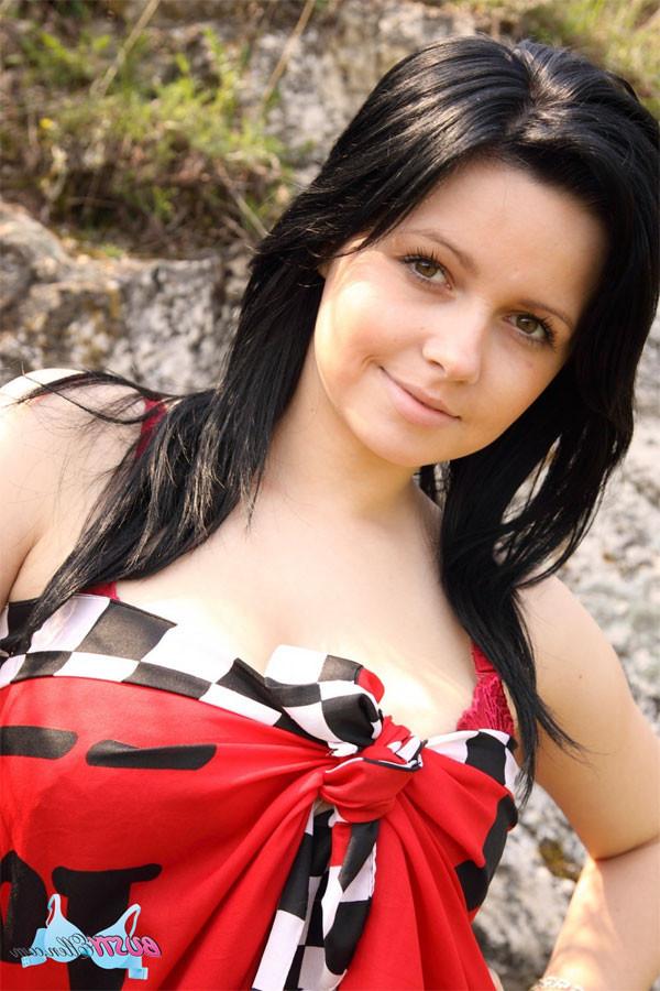 15P Drunk Teen With Big Boobs Sucks On Empty Beer Bottle