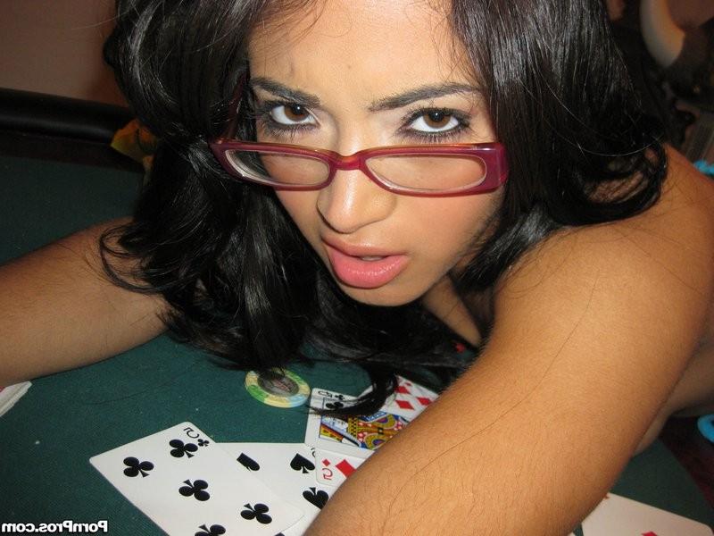 16P Cutie plays fuck poker and loses to her horny ex