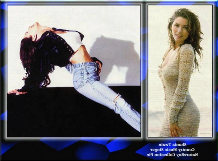 15P country music hottie Shania Twain see thrus and nudes