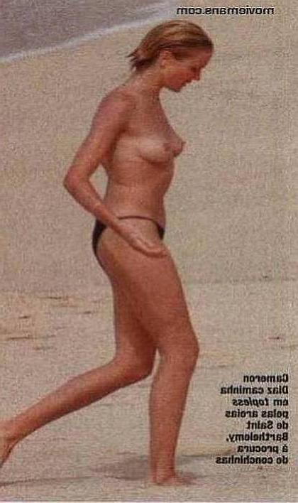 15P Cameron Diaz auditions in an early topless photo shoot