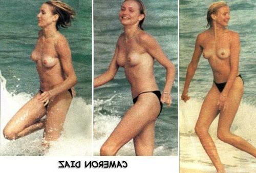 15P Cameron Diaz auditions in an early topless photo shoot