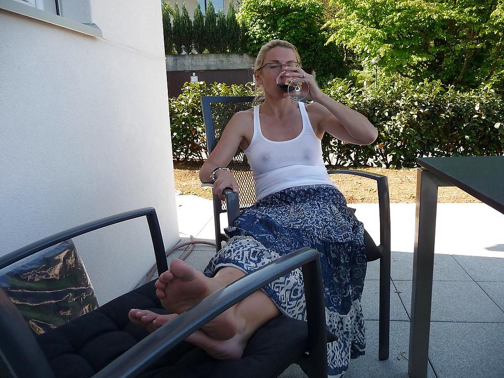 25P Sexy Blonde Wife with Big Nipples
