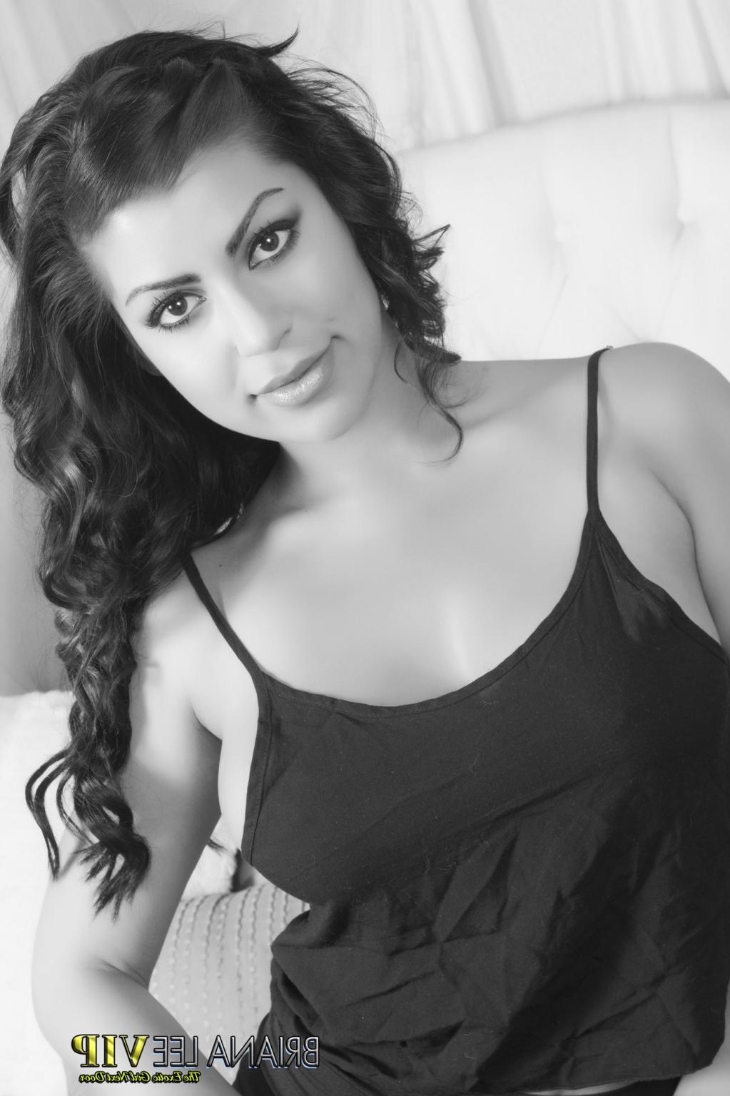 15P Briana Lee Photos in Black and White