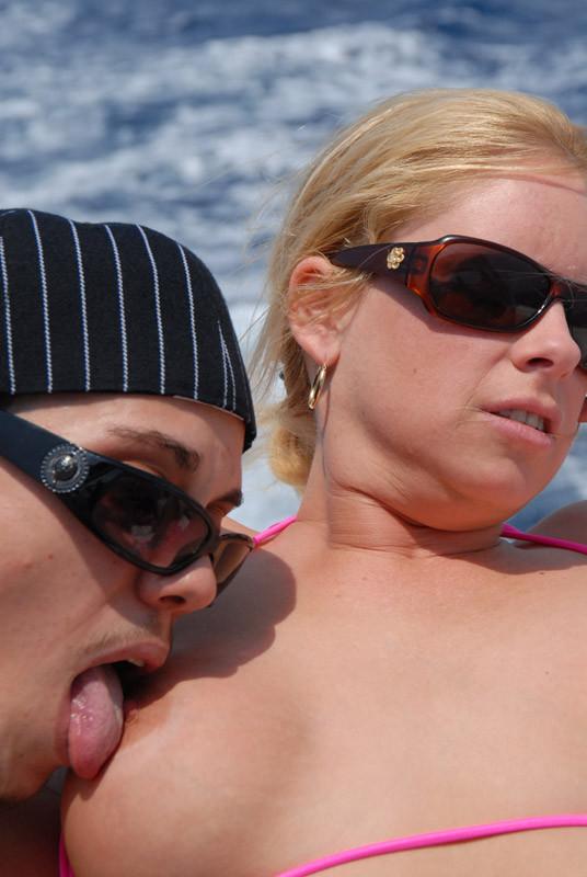 20P Babe gives pussy as bait.,Horny catch sucks fishing rod.,Stud brings in cheap ti