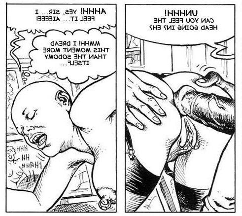 16P giant anal dildo comic