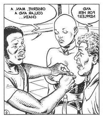 16P giant anal dildo comic