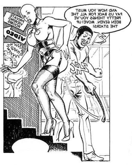 16P giant anal dildo comic