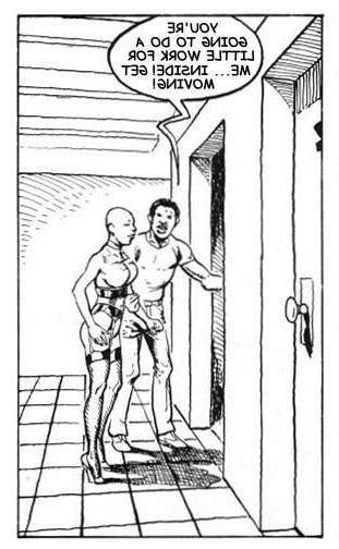 16P giant anal dildo comic