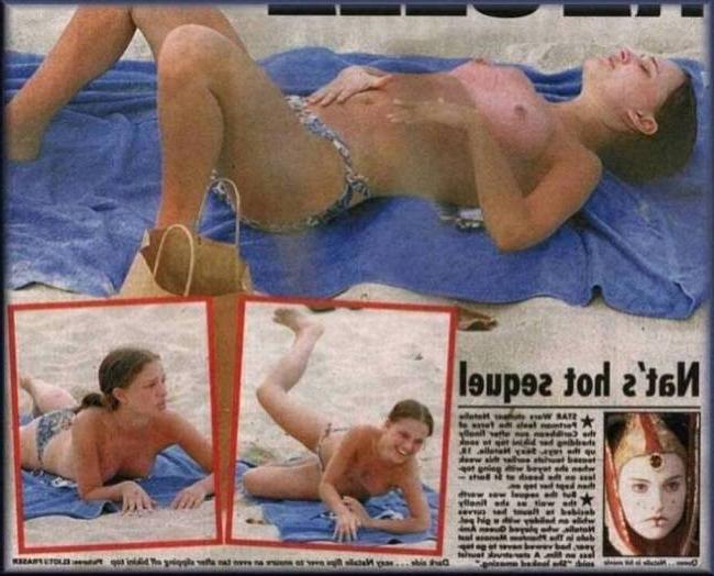 15P Star Wars Princess Leia aka Natalie Portman topless