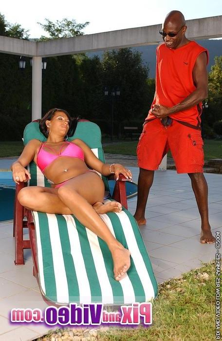 20P Busty exotic brunette in an interracial fucking