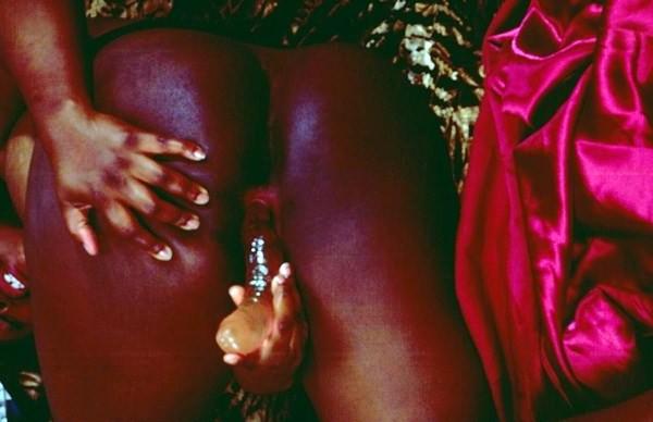 20P Ebony plumper toying
