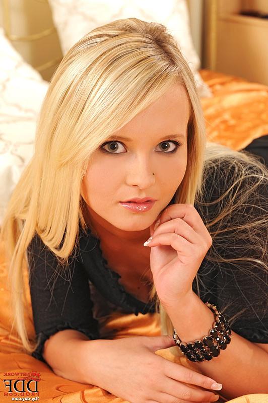 16P Blonde innocent young babe Gabriel strips naked