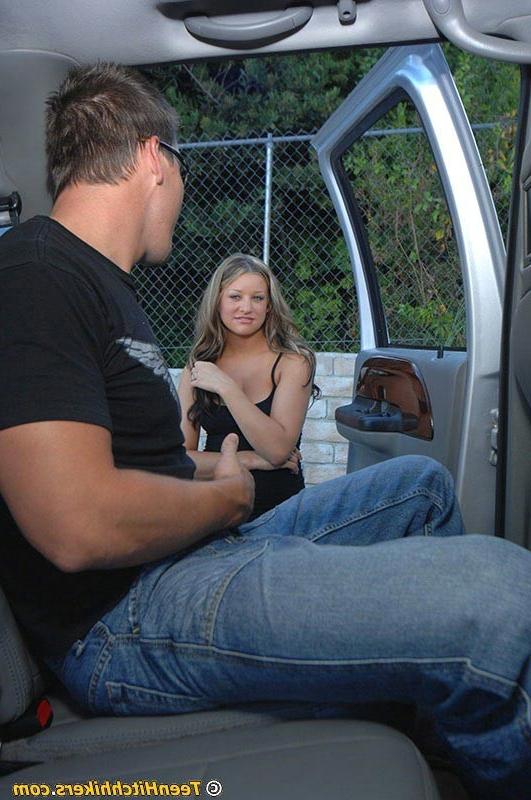 16P Innocent teen hitchhiker fucking &amp;amp; messy facial cumshot