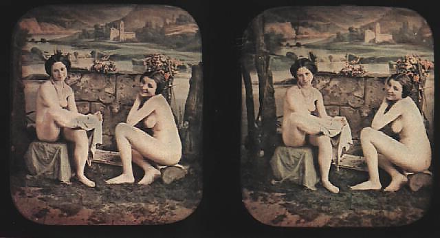 25P Vintage Stereoscopic nudes