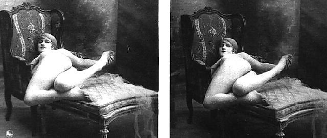 25P Vintage Stereoscopic nudes