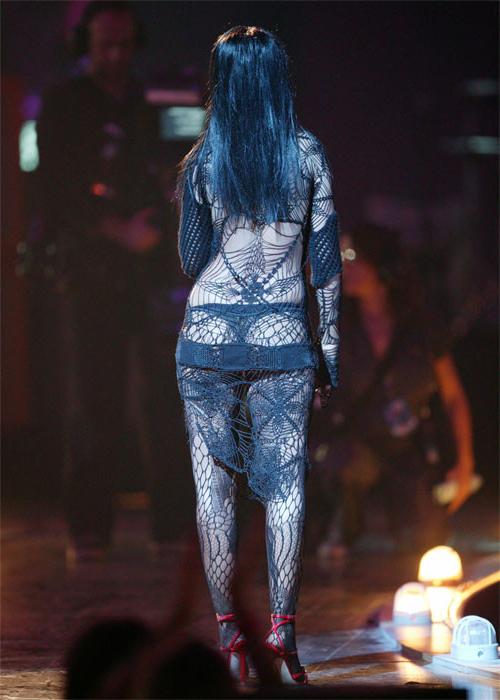 15P Fuckworthy celebrity Christina Aguilera in sexy seethrough