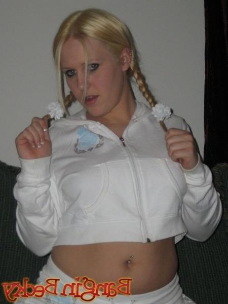14P Sweet innocent becky In Pigtails