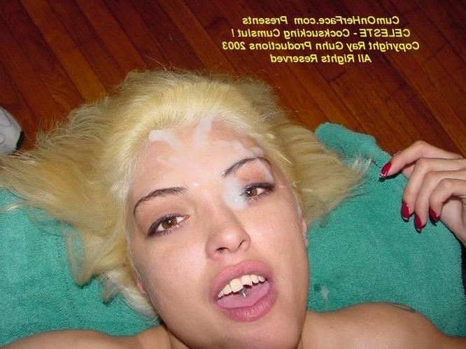 16P Blonde messy facial