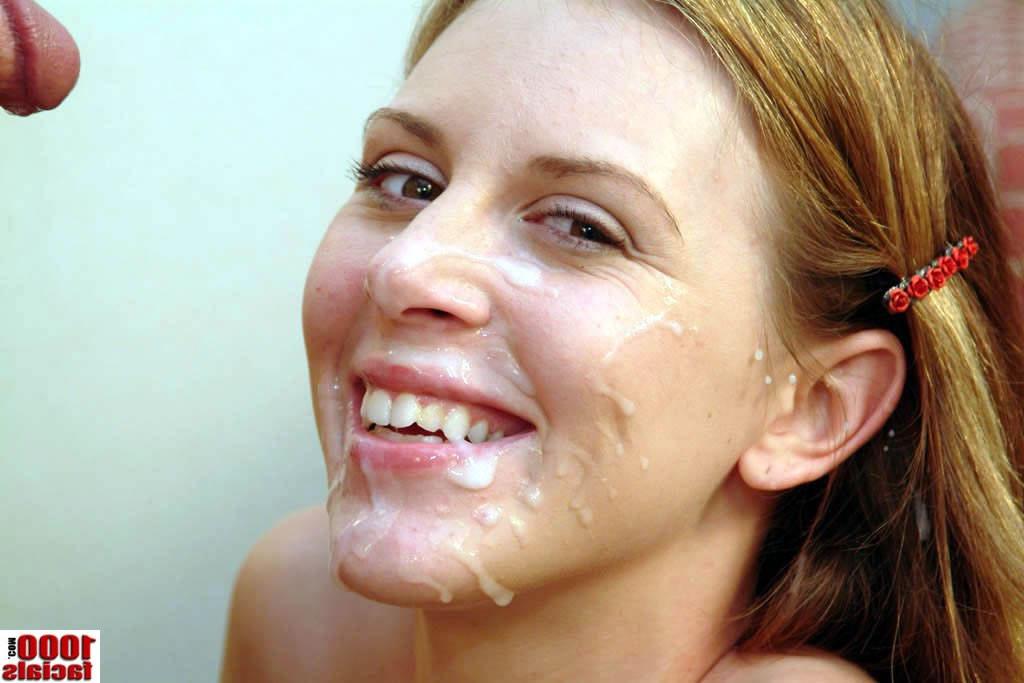 18P Cute amateur gives blowjob and gets a messy facial