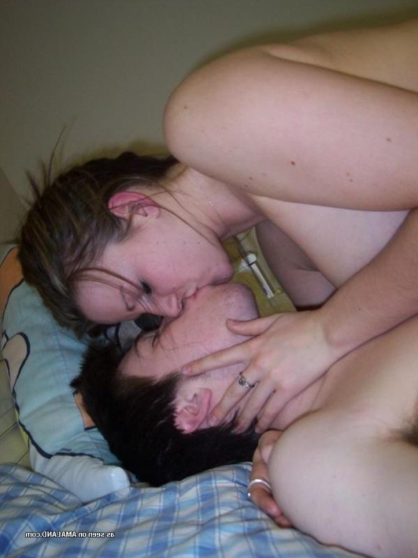 15P Horny amateur cutie sucking on her boyfriend's cock