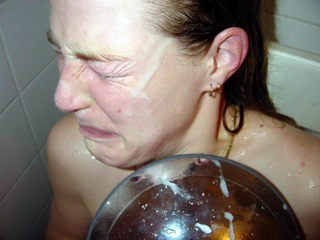 12P messy cum covered amateur faces