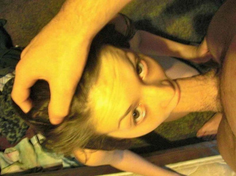 15P Hottie enjoys fucking and sucking boyfriend's huge cock