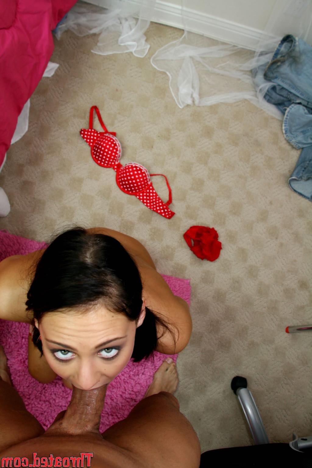 18P Cutie Jessica Valentino eagerly swallows cock deep