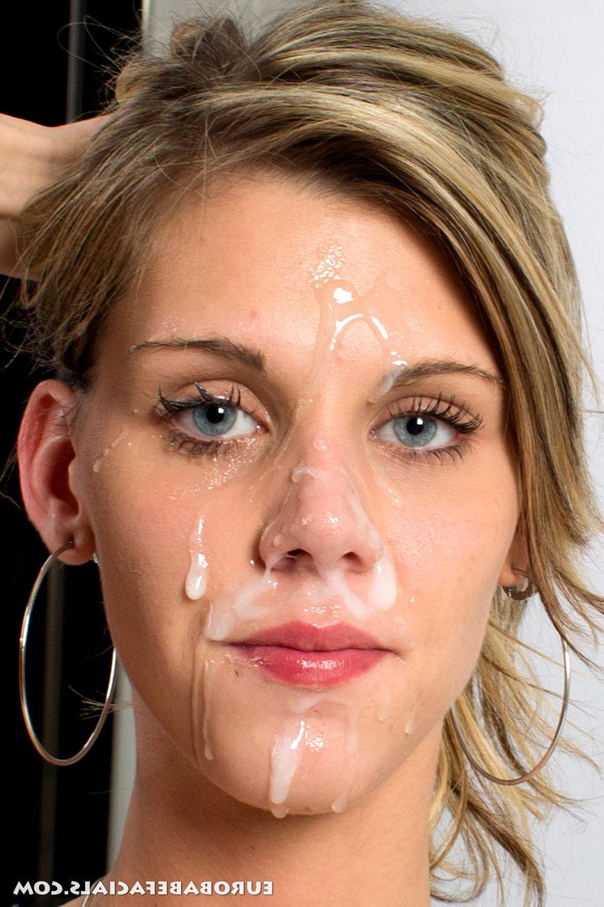 15P Sindy Vega looks so pretty with my cum load covering her face
