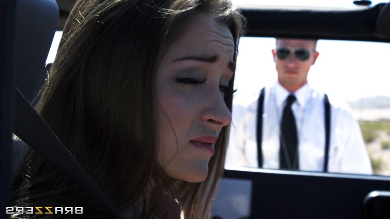 16P Dani Daniels banged by police officers
