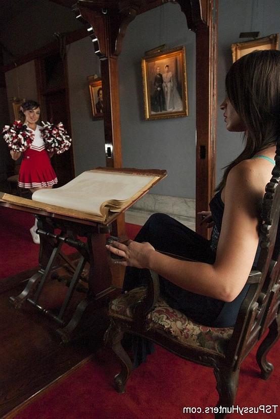 17P Michelle Firestone ts vampire pussy fucks rope bound cheer squad girl Bianca Dag
