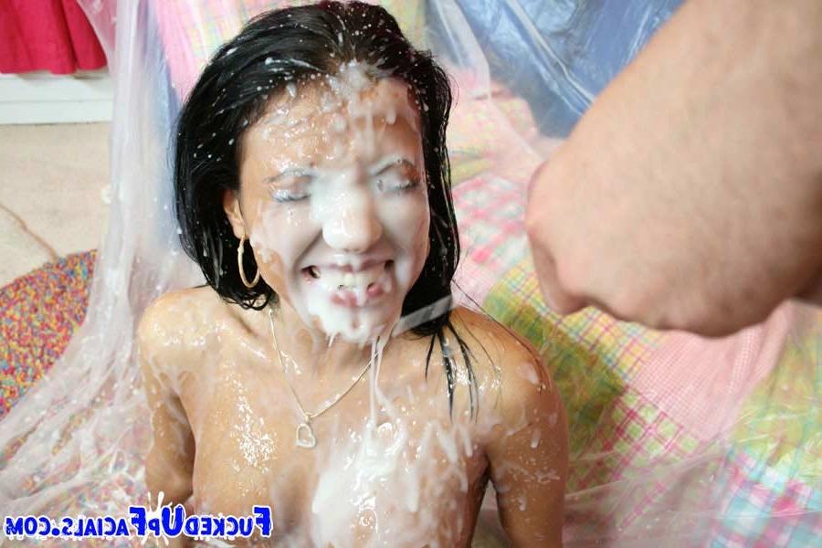 16P Ebony babe fucking until her gets a unlidicrous facial