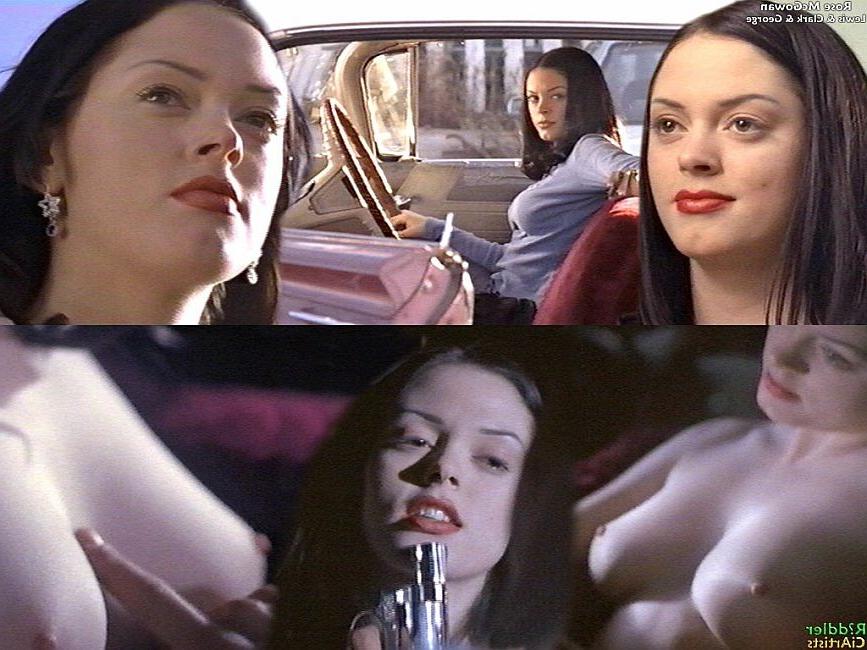 15P sultry actress Rose McGowan in several nude shots