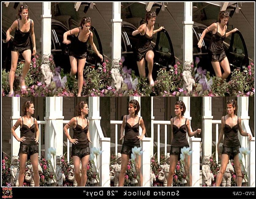 15P Sandra Bullock in several see thru and upskirt shots