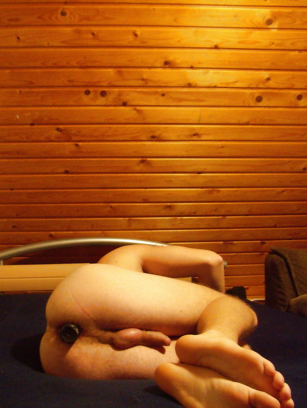 5P Black Dildo very deep Anal