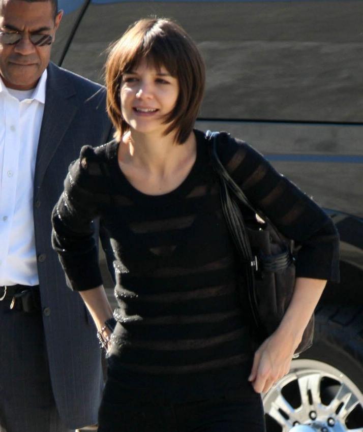 18P Busty celebrity Katie Holmes perfect perky tits exposed