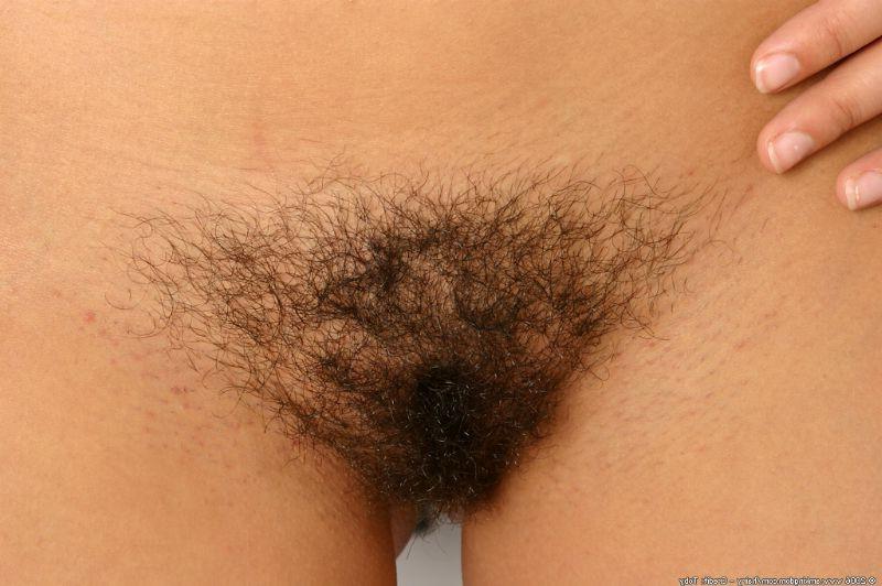16P Exotic chick shows her hairy muff