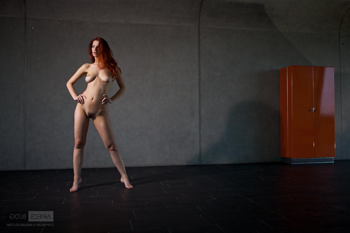 16P Busty beautiful redhead teen