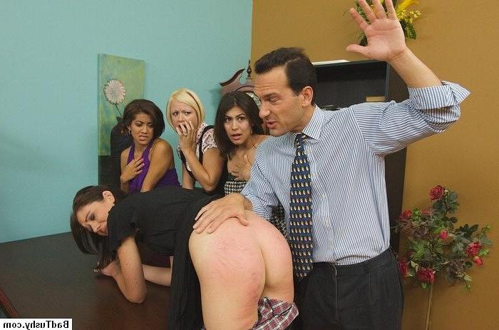 16P Hot Teacher Gives School Girl a Good Spanking