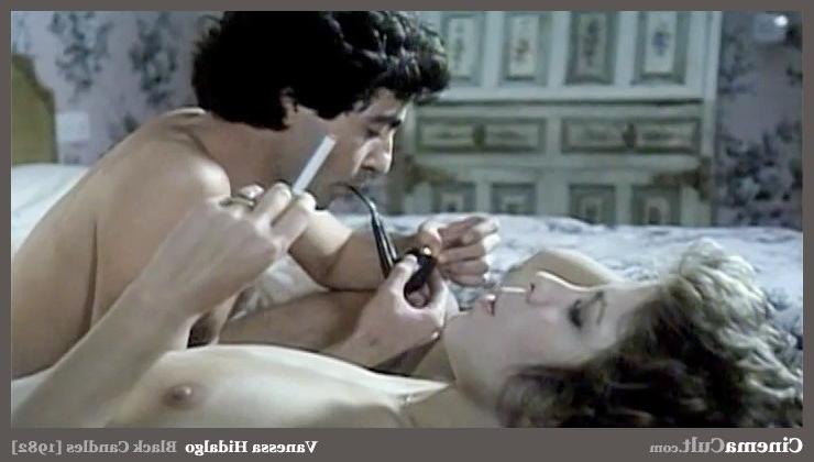 16P Vintage celebrity Vanessa Hidalgo nude from a movie