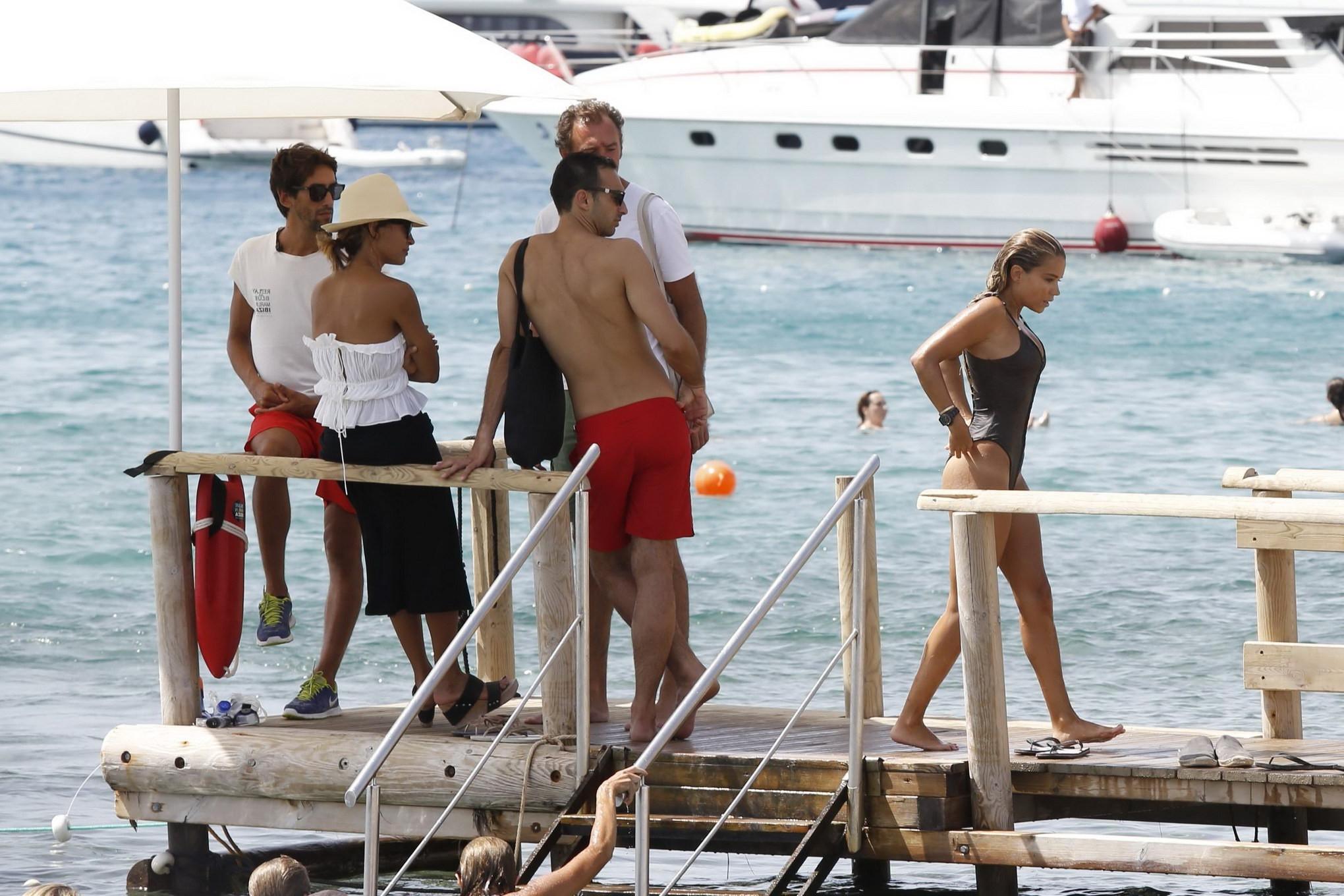 16P Sylvie Meis showing her big boobs in revealing swimsuit