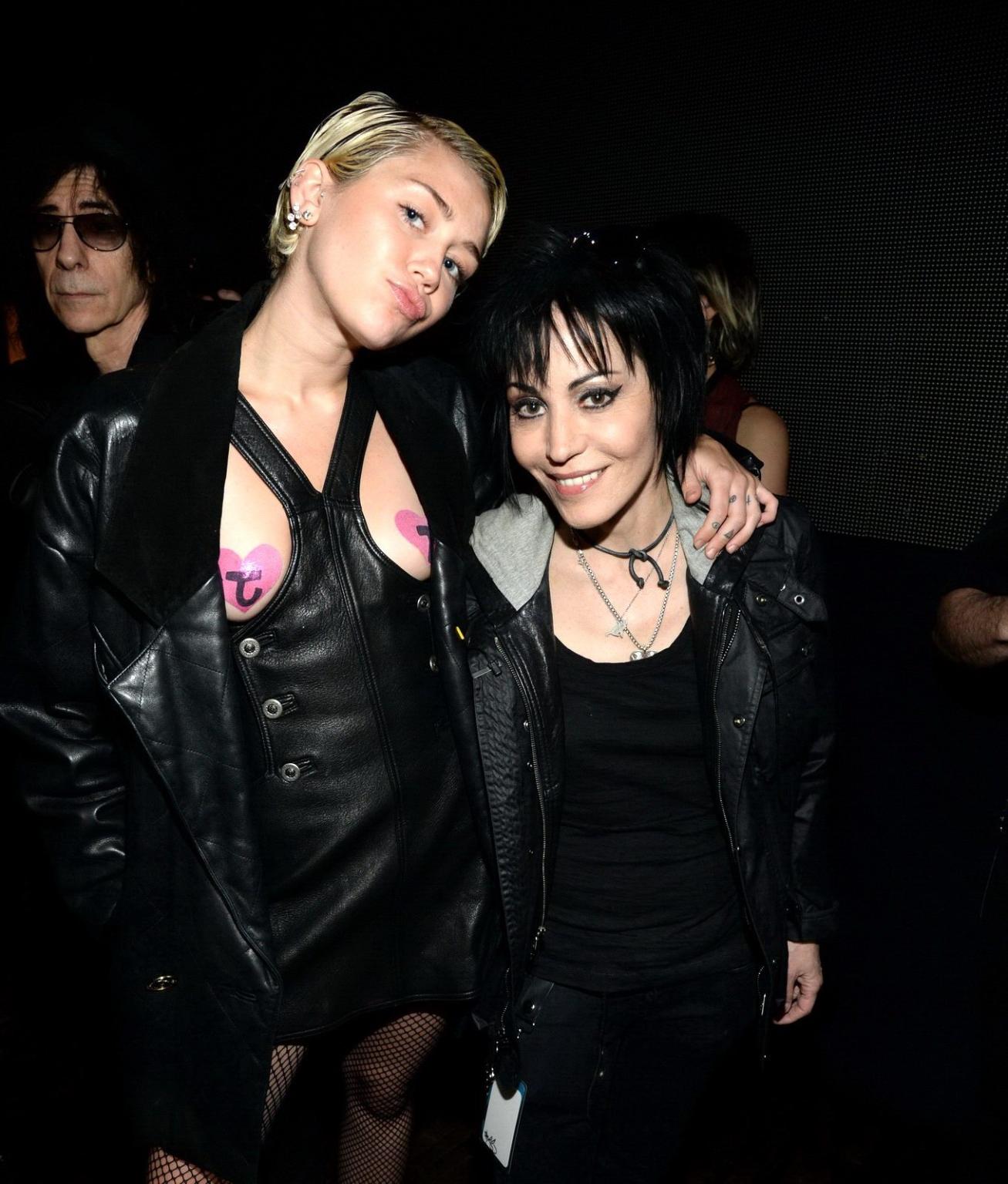 16P Miley Cyrus wearing pasties at the 30th Annual Rock And Roll Hall Of Fame Induct
