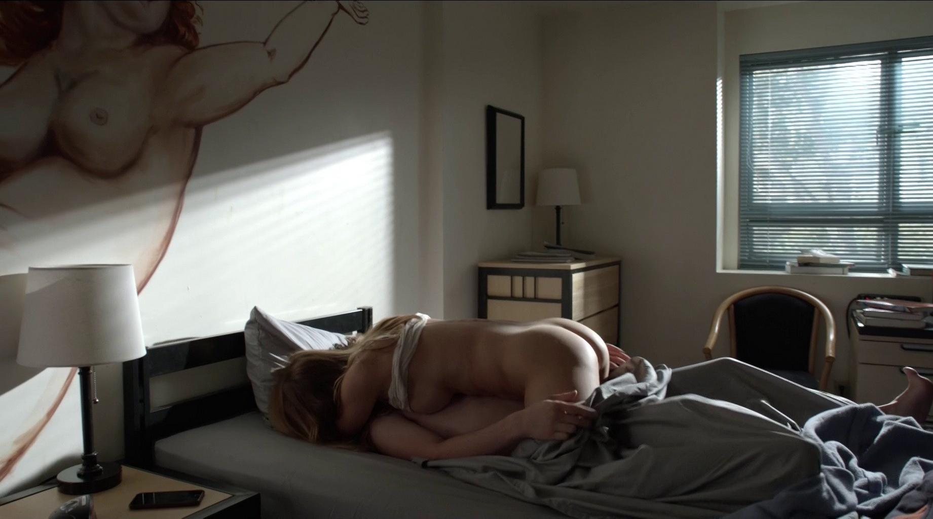 16P Sasha Alexander fully naked riding a guy in Shameless