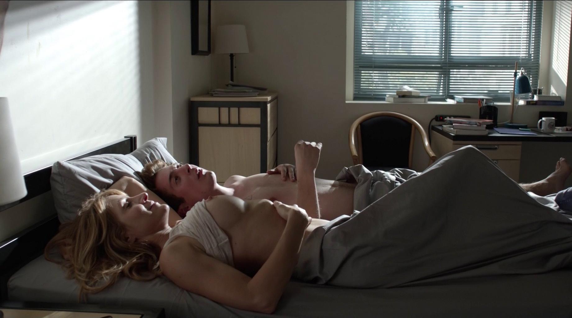 16P Sasha Alexander fully naked riding a guy in Shameless