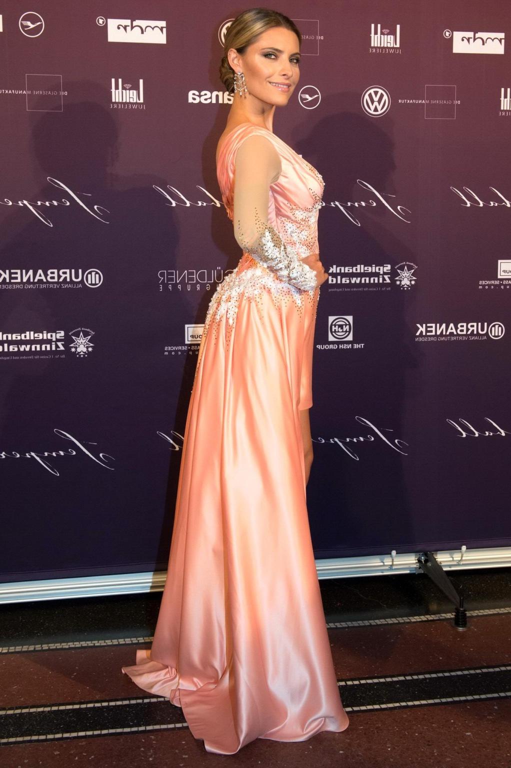 16P Sophia Thomalla showing huge cleavage at the 10Semper Opernball in Dresden
