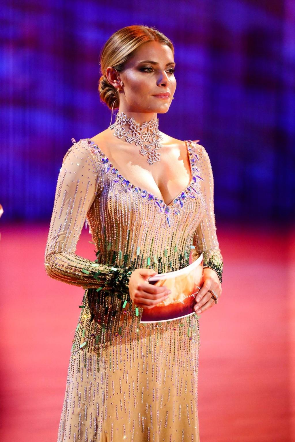 16P Sophia Thomalla showing huge cleavage at the 10Semper Opernball in Dresden