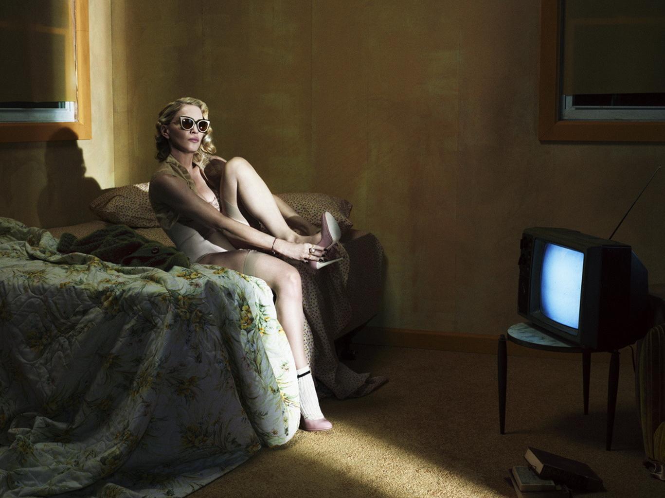 16P Madonna showing off her boobs in the Mert Alas and Marcus Piggott photoshoot for