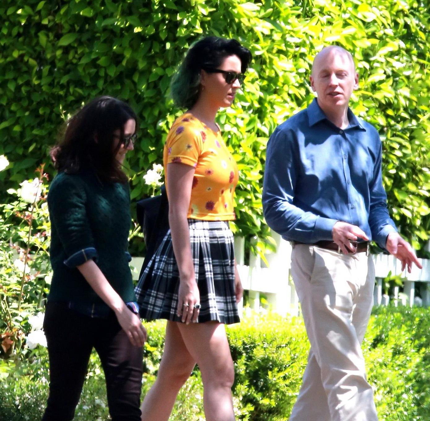 16P Katy Perry upskirt out in Beverly Hills