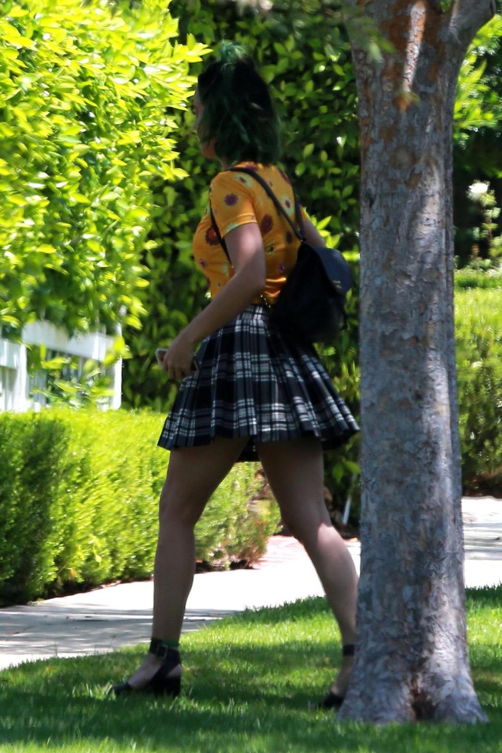16P Katy Perry upskirt out in Beverly Hills