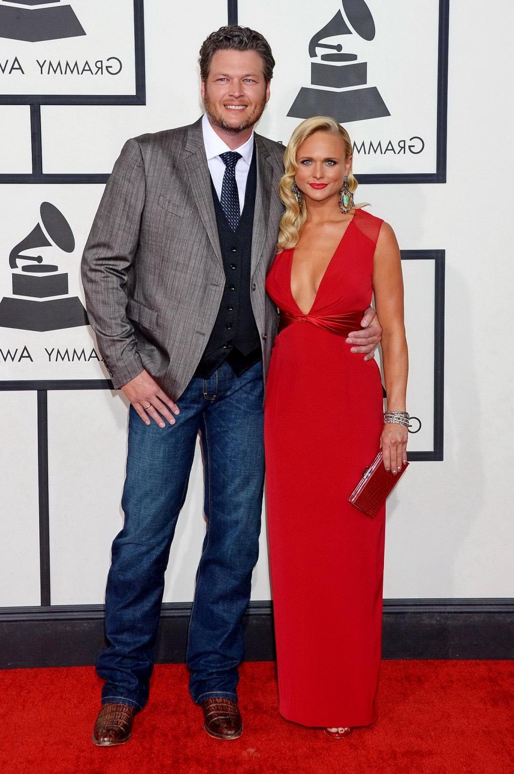 16P Miranda Lambert showing huge cleavage at the 56th Annual GRAMMY Awards
