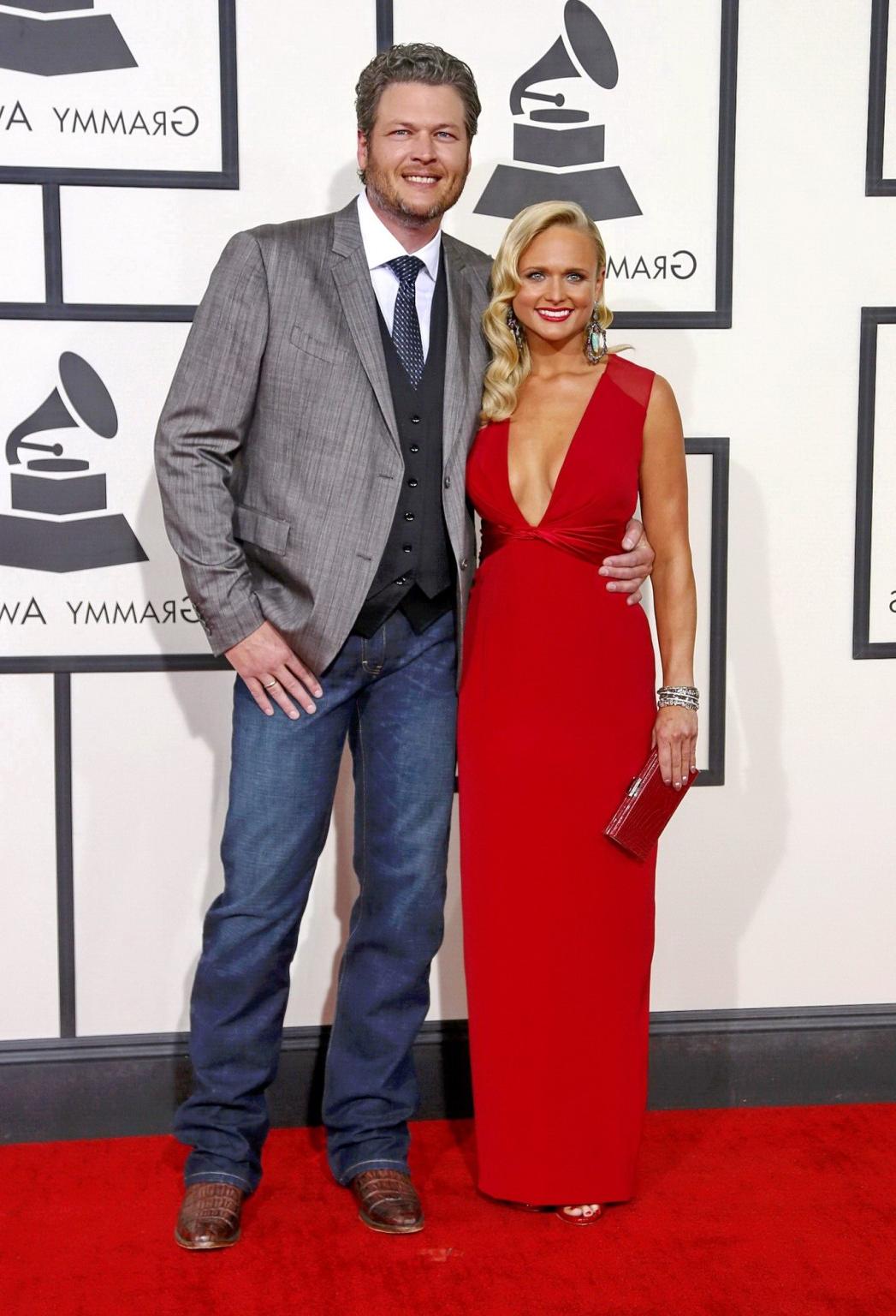 16P Miranda Lambert showing huge cleavage at the 56th Annual GRAMMY Awards